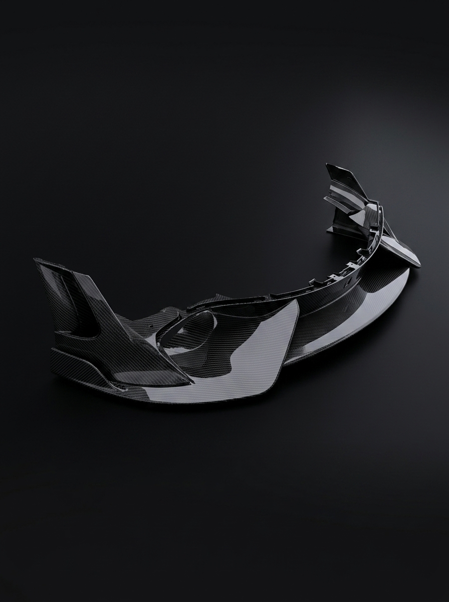 McLaren 720S Dry Carbon Fiber Front Lip Splitter Bolt-On Body Kit
