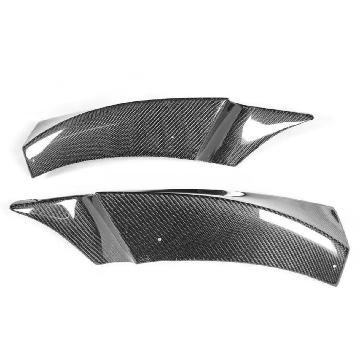 Carbon Fiber Front Bumper Splitter Canards – BMW 3 Series GT F34 M Sport (2013-2018) – Gloss Carbon Aero