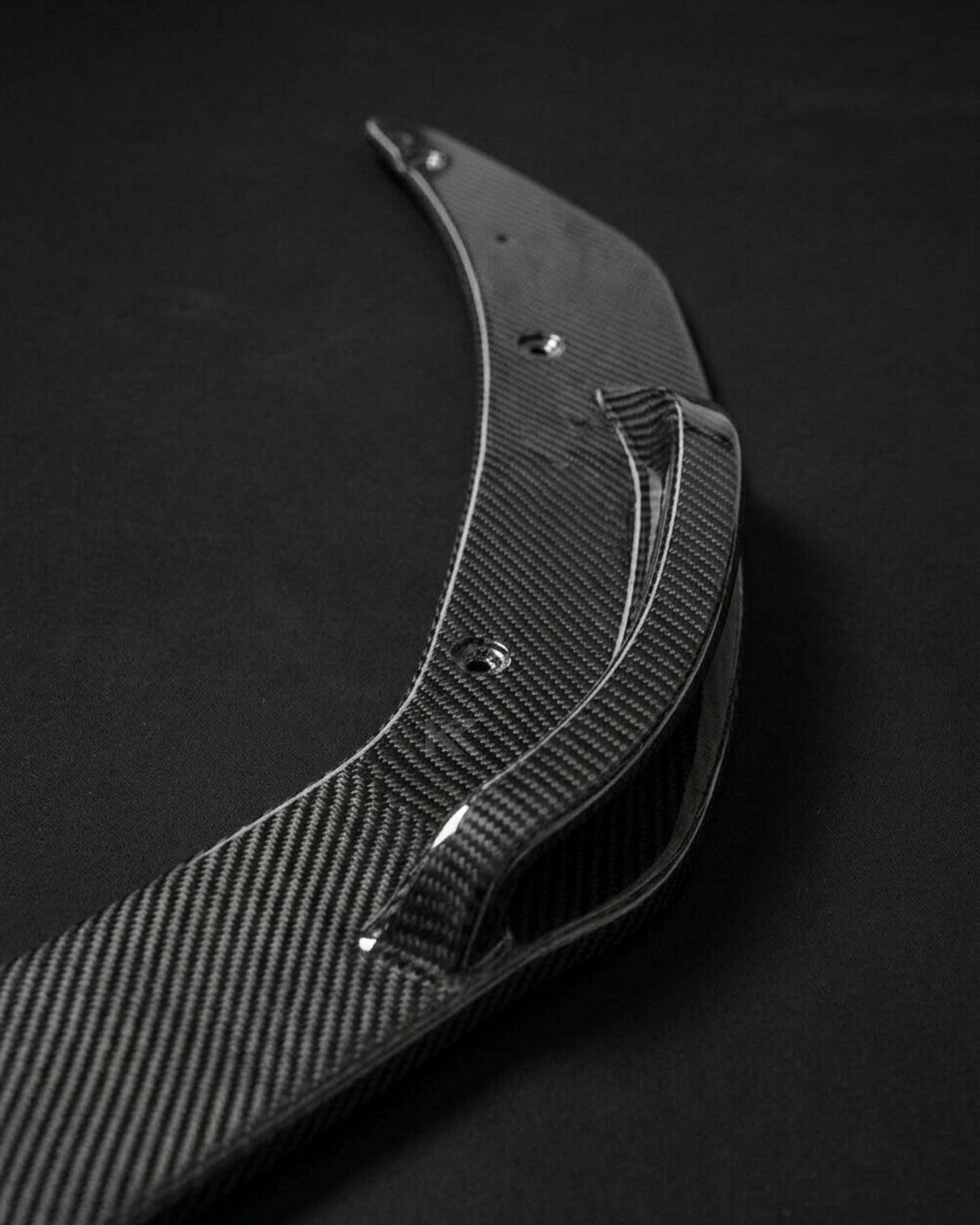 2016–2018 Audi R8 V10 & V10 Plus Coupe Custom Style Front Lip Splitter – Carbon Fiber