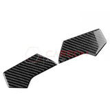 Real Carbon Fiber Upper Dashboard Side Panel Trim Overlay for 2024+ Ford Mustang