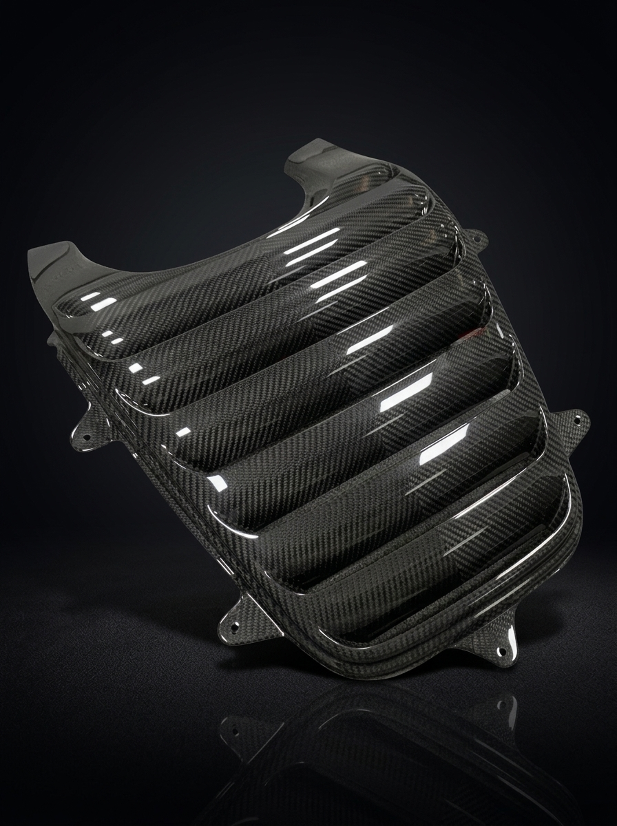 2011-2017 McLaren MP4-12C 650S OEM Style Engine Cover - Real Carbon Fiber