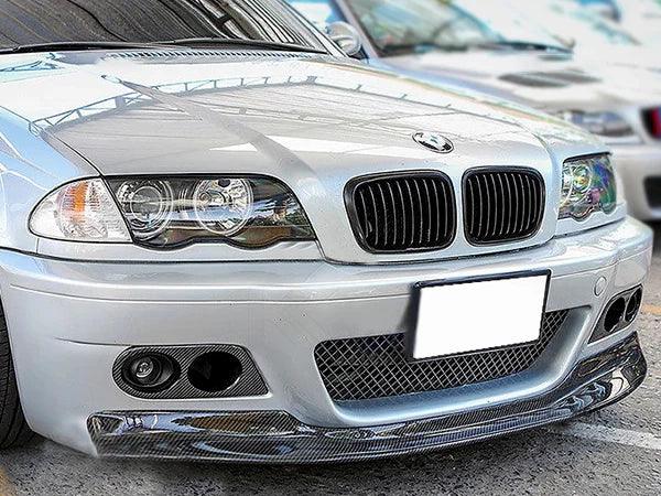 BMW 3 Series E46 M3 CSL Style Carbon Fiber Front Lip (2001 - 2006) - K2 Industries