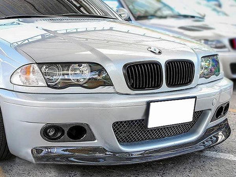 BMW 3 Series E46 M3 CSL Style Carbon Fiber Front Lip (2001 - 2006) - K2 Industries