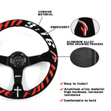 Have Faith Infiniti G35 G37 Suede 3"Deep Dish Steering Wheel + Quick Release Short Hub Adapter