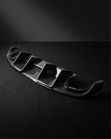 2008–2012 Audi A4 S-Line / S4 B8 Sedan Wide Scoop Rear Valance Diffuser – Carbon Fiber