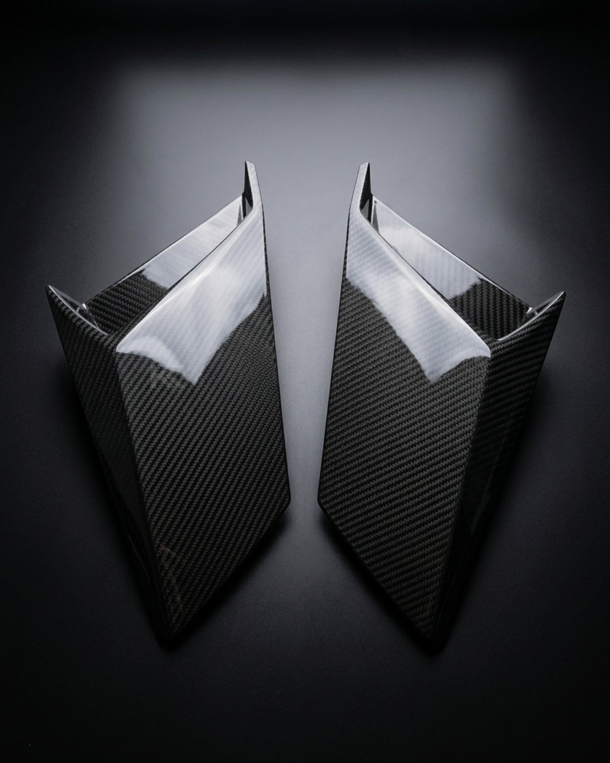 2011–2018 Lamborghini Aventador Rear Window Vent – Dry Carbon Fiber