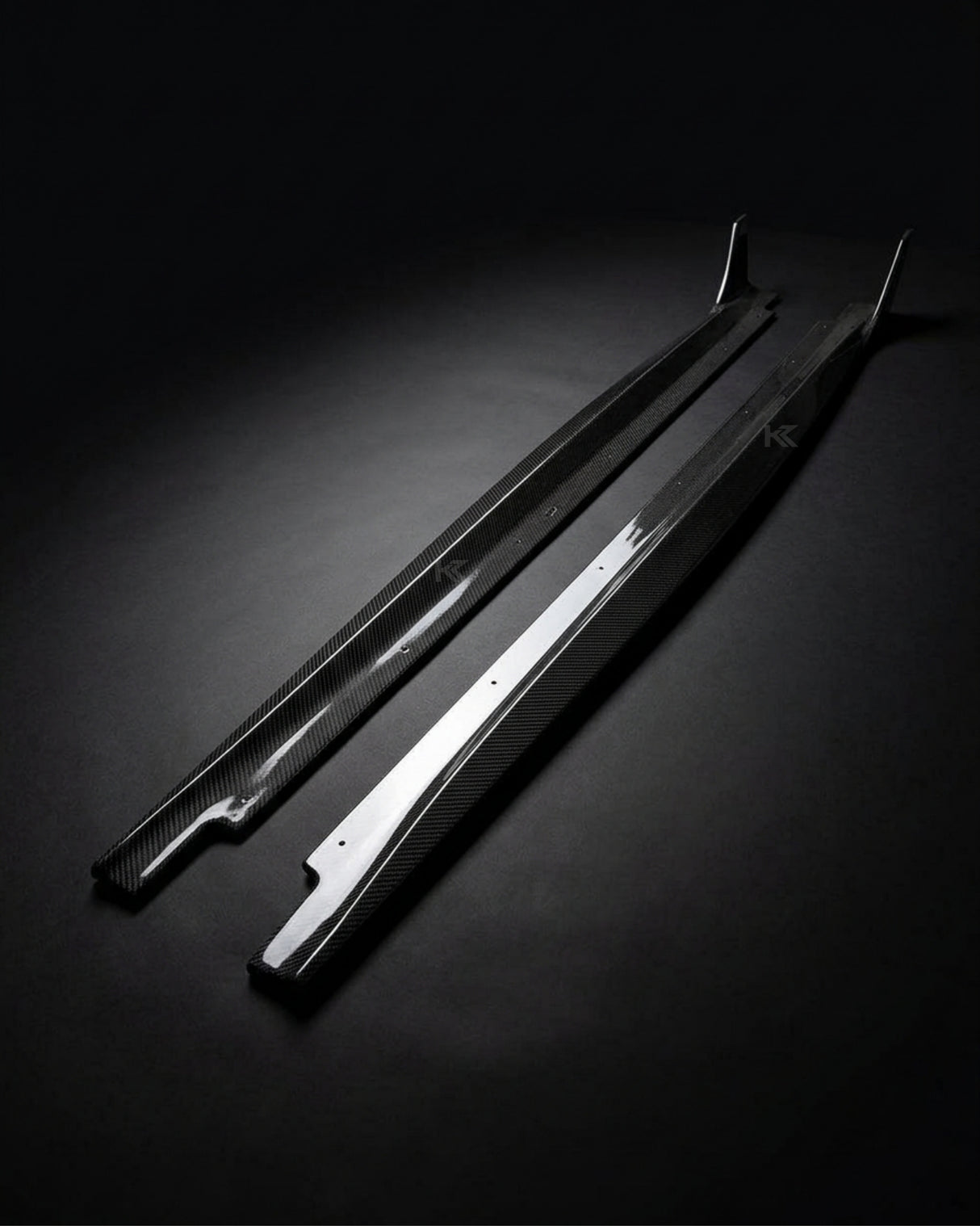 Audi A5 S-Line / S5 B9.5 Carbon Fiber Side Skirt Extensions – Sportback (2020–2023)