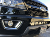 32" Lower Bumper Hidden LED Light Bar Brackets Kit For 2014-2022 Chevy Colorado