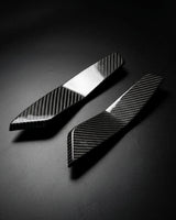 2020–2021 Audi RS7 C8 Sportback ABT Style Front Bumper Canards – Dry Carbon Fiber