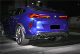 2020-2025 BMW X6M F96 AD Style Dry Carbon Fiber Rear Diffuser Lip