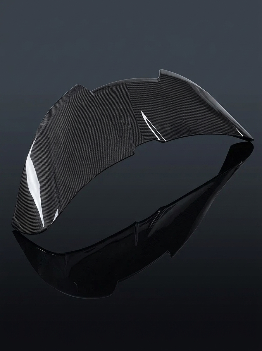 McLaren 720S Spider Dry Carbon Fiber Rear Spoiler Wing Polished Finish 2017 - 2019