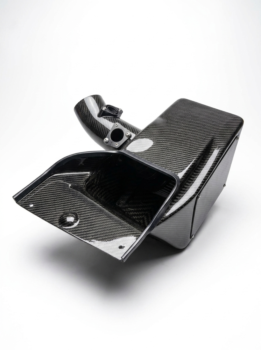 Honda Civic Type R FL5 K20C1 2.0T Dry Carbon Fiber High Flow Cold Air Intake System 2022+ OE KD4241BK