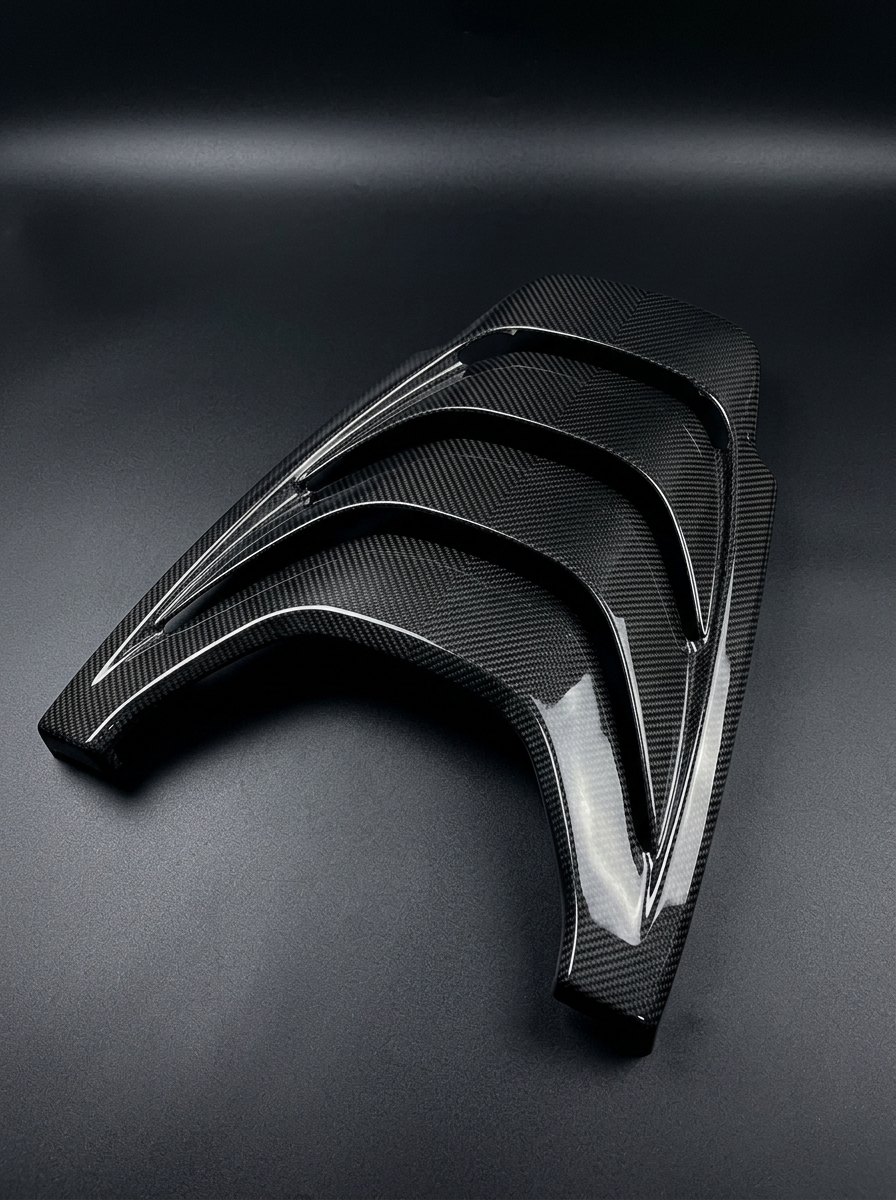 McLaren 720S Spider Dry Carbon Fiber Engine Cover Screw-On 2017 - 2019