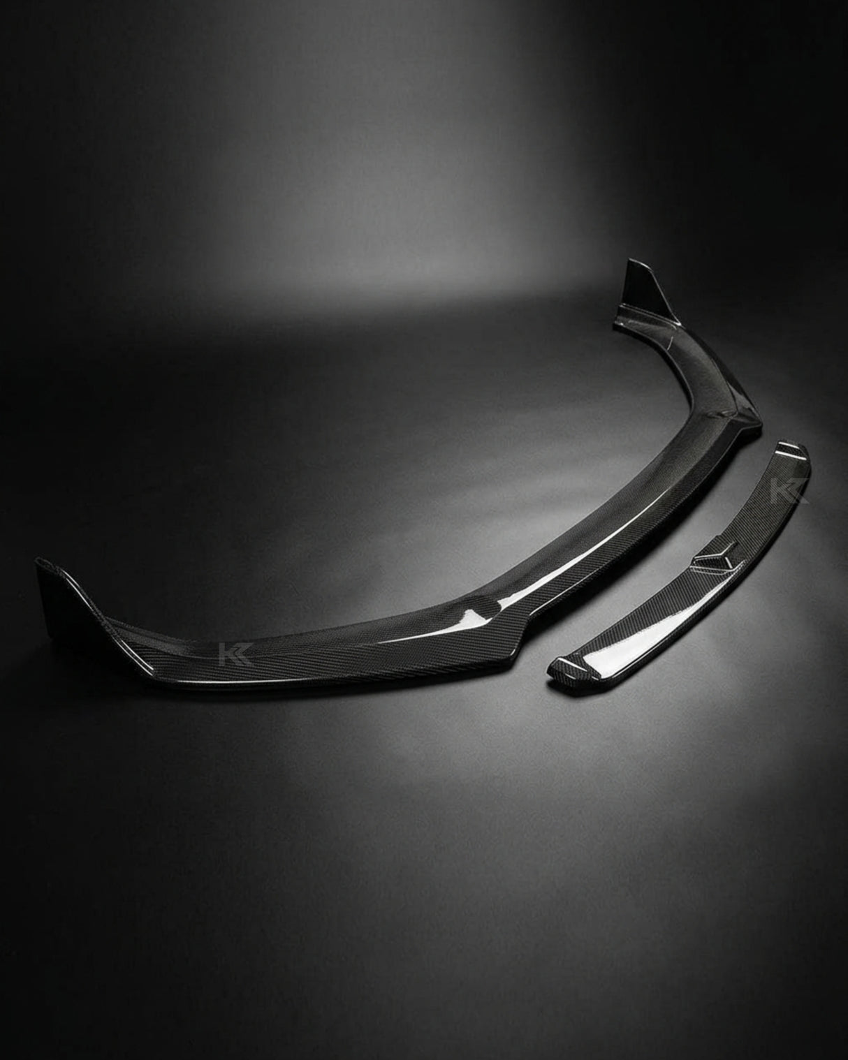 2017–2019 Audi A5 S-Line / S5 B9 Front Bumper Diffuser Lip – Carbon Fiber