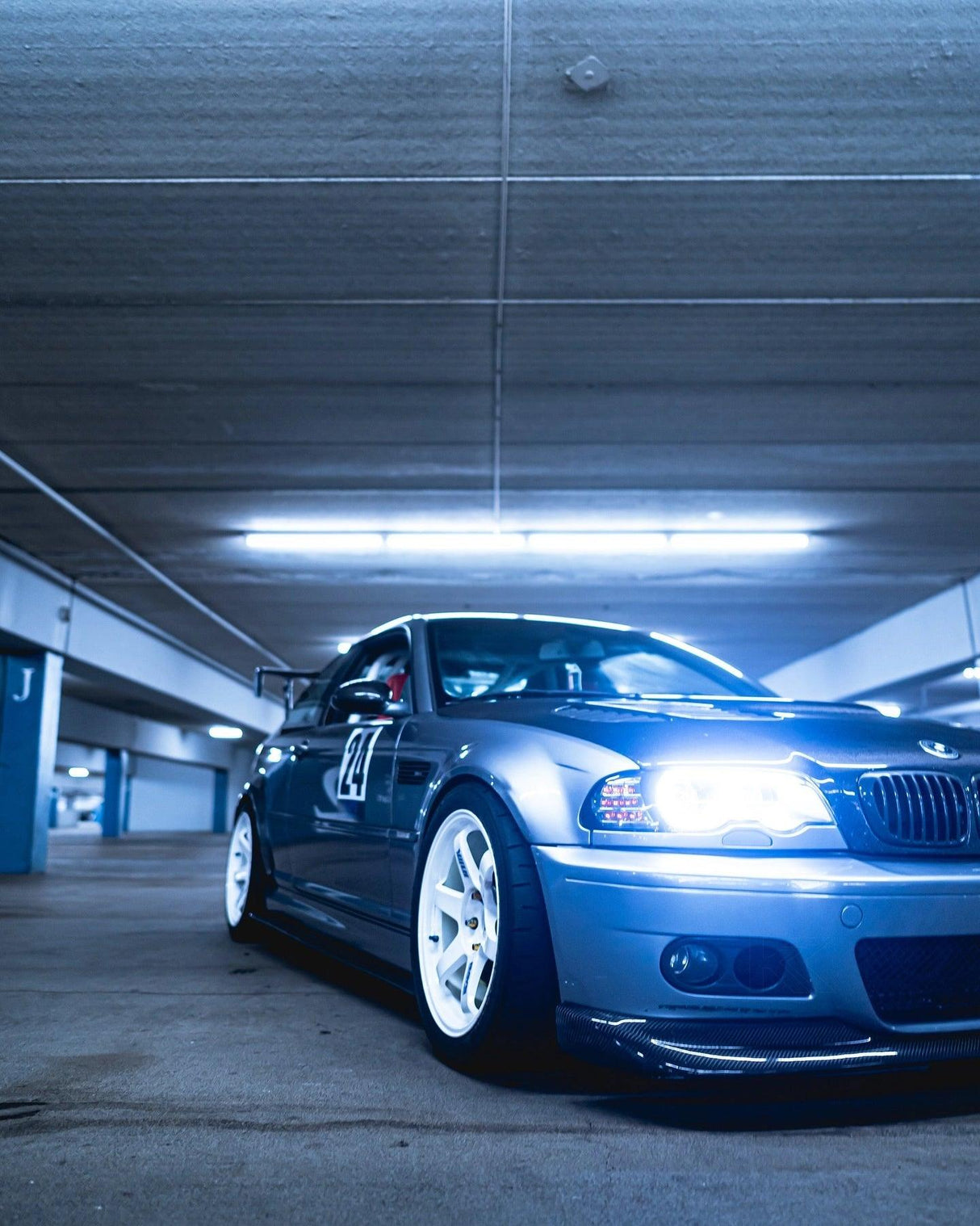BMW 3 Series E46 M3 AC Style Carbon Fiber Front Lip (2001 - 2006) - K2 Industries