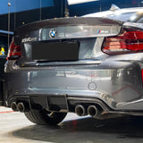 BMW 2 Series F87 Dry Carbon Fiber "KB" Style Diffuser (2014-2021)