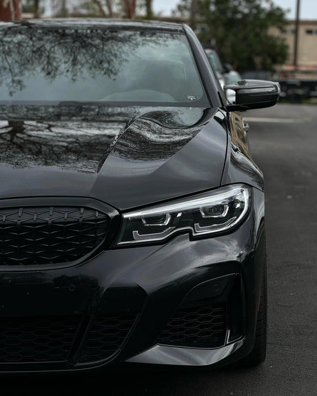 BMW 2 Series G87 3 Series G20/G28 M3 Style Carbon Fiber Side Mirror Housing (2019 - 2024) - K2 Industries