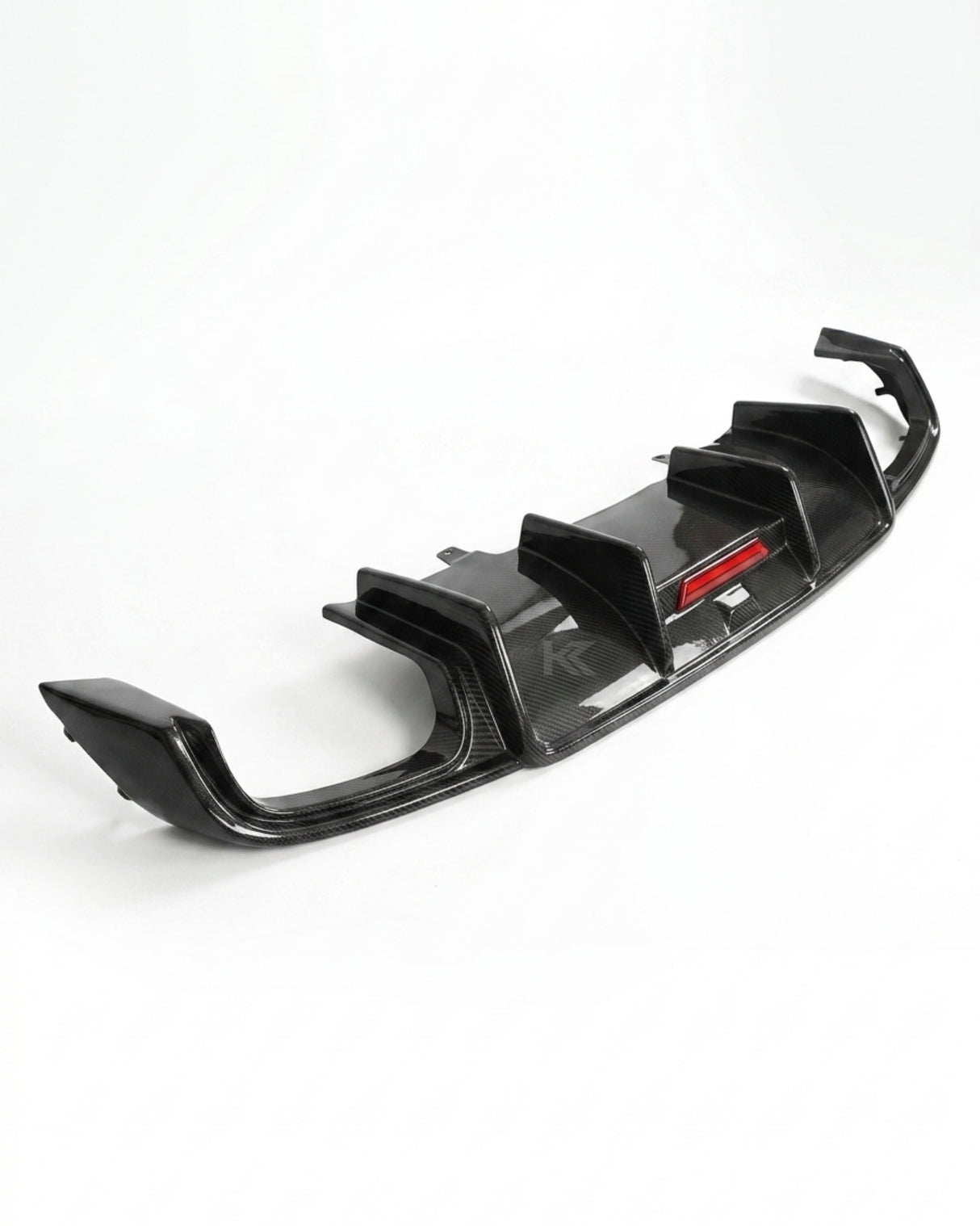 2018–2019 Audi A4 B9 Sedan Rear Bumper Diffuser – Carbon Fiber