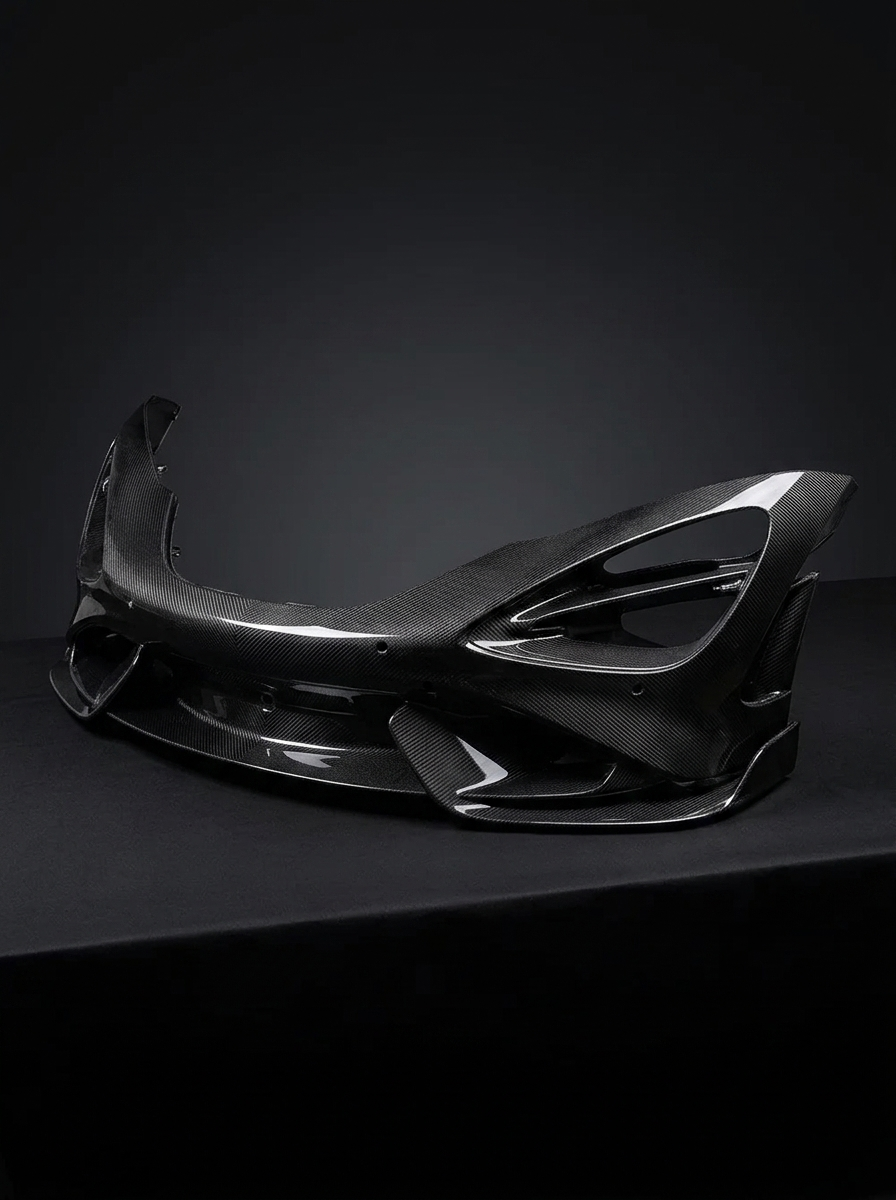 McLaren 765LT Dry Carbon Fiber Front Bumper Bolt-On