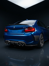 BMW 2 Series M2 F87 MTC Design Carbon Fiber Diffuser (2014 - 2021)