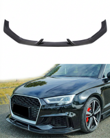 2017–2019 Audi RS3 8V Sedan Front Lip – Carbon Fiber