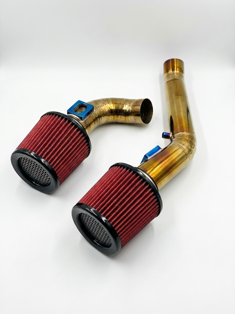 BMW M2 M3 M4 F80 F82 F83 F87 S55 3.0T Titanium High Flow Cold Air Intake System 2015 - 2019 OE KD4178TGD