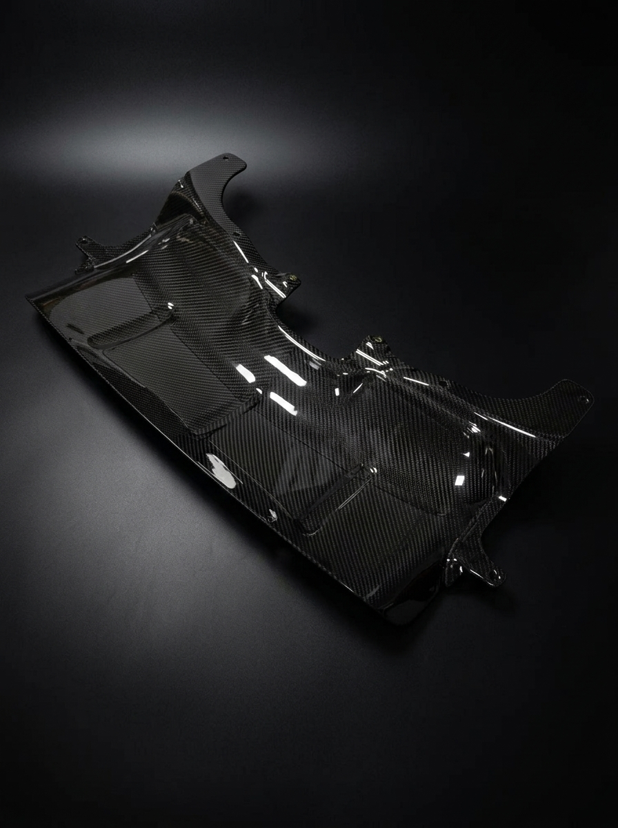 McLaren 720S Spider Dry Carbon Fiber Exhaust Cover OEM Style 2017 - 2019
