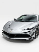 2019+ Ferrari SF90 OEM Style Bolt-On Side Corner Guards - Dry Carbon Fiber