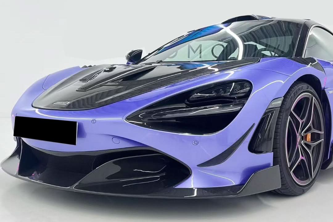 2017-2022 McLaren Autoclave Carbon Fiber Front Lip Carbonado (RT) Fits: 720S Spider, 720S Coupe