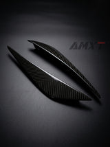 McLaren 720S Spider Dry Carbon Fiber Front Bumper Canards 2017 - 2019 Set