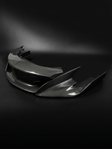 2015-2019 McLaren 540C 570S 600LT Polished Front Bumper Lip Splitter - Dry Carbon Fiber