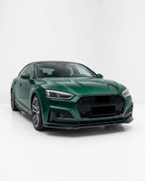 2017–2019 Audi A5 S-Line / S5 B9 Coupe & Sportback Front Lip Splitter – Carbon Fiber