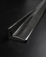 2008–2011 Audi TT 8J MK2 Coupe Side Skirt Extensions – Carbon Fiber