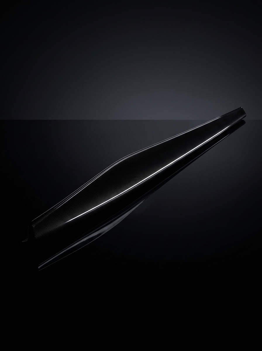 2021+ Ferrari 296 GTB OEM Style Side Skirts - Dry Carbon Fiber