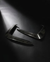 2017–2019 Audi A5 S-Line / S5 B9 Front Bumper Canards – Carbon Fiber