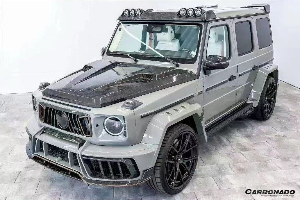 2019-UP Mercedes Benz G Class W464 | W465 G-Wagon MSY Style Autoclave Carbon Fiber Full Body Kit | (Fits G500, G550, G580, G63 AMG)