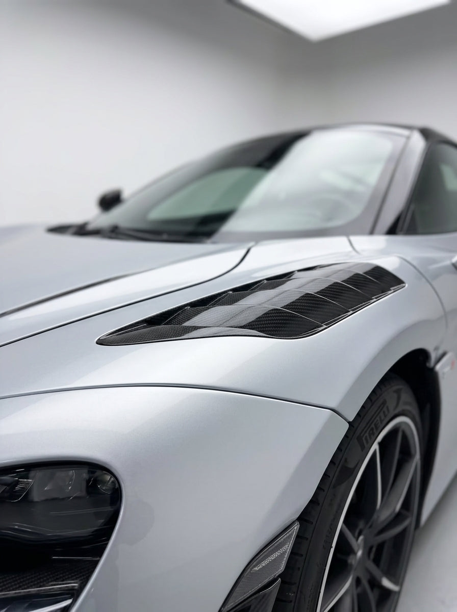 McLaren 720S Dry Carbon Fiber Fender Flares 2017+ Pair