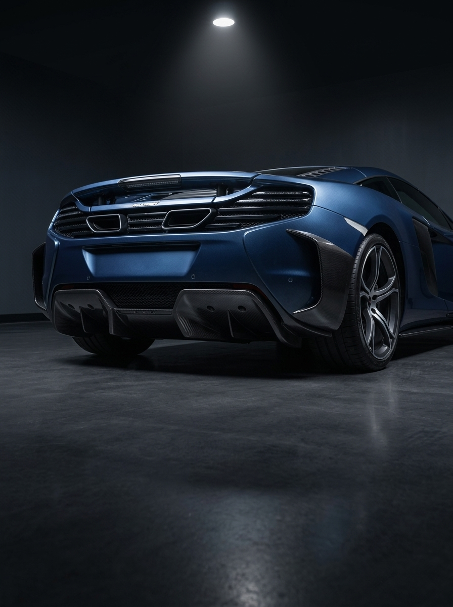 McLaren 650S Bolt-On Rear Diffuser - Dry Carbon Fiber