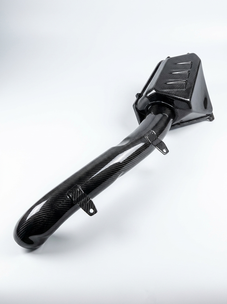 BMW M3 M4 Competition G80 G82 S58 3.0T Dry Carbon Fiber High Flow Cold Air Intake System 2021+ OE KD4235