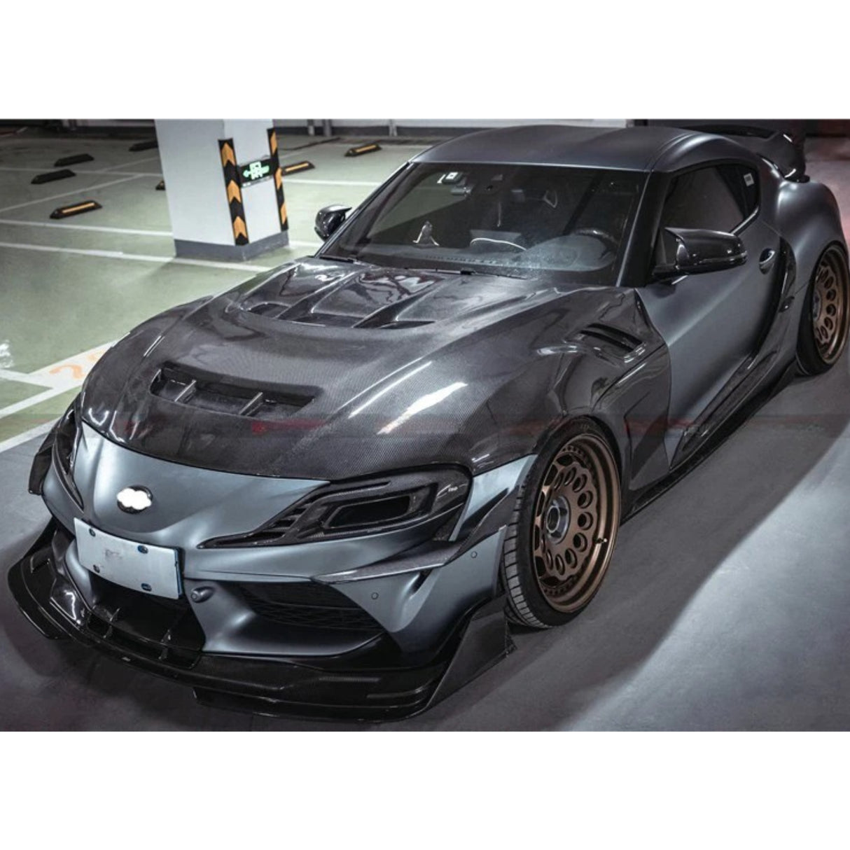 Carbon Fiber Intake Headlight Duct Cover – Toyota Supra A90 Aero Kit