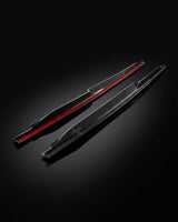 2019–2023 Audi R8 V10 Coupe Side Skirt Extensions – Prepreg Dry Carbon Fiber