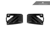 AutoTecknic Dry Carbon Corsa Front Air Inlet Trim Set - G87 M2