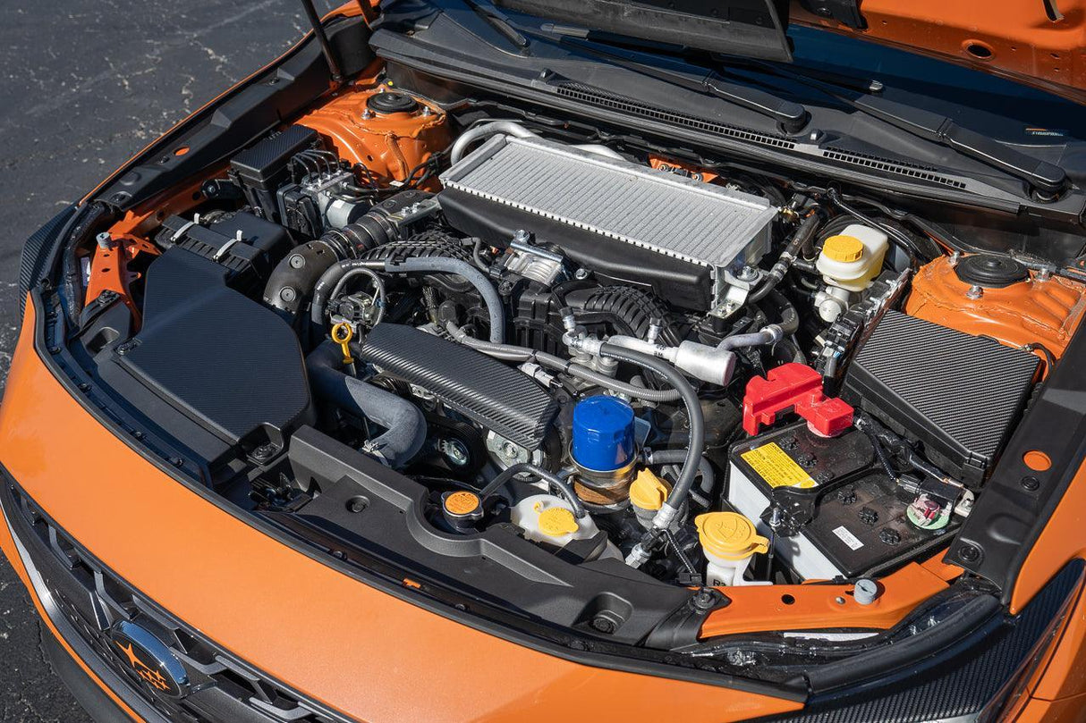 3D Carbon Alternator Pully Cover Overlay fits 2022+ Subaru WRX