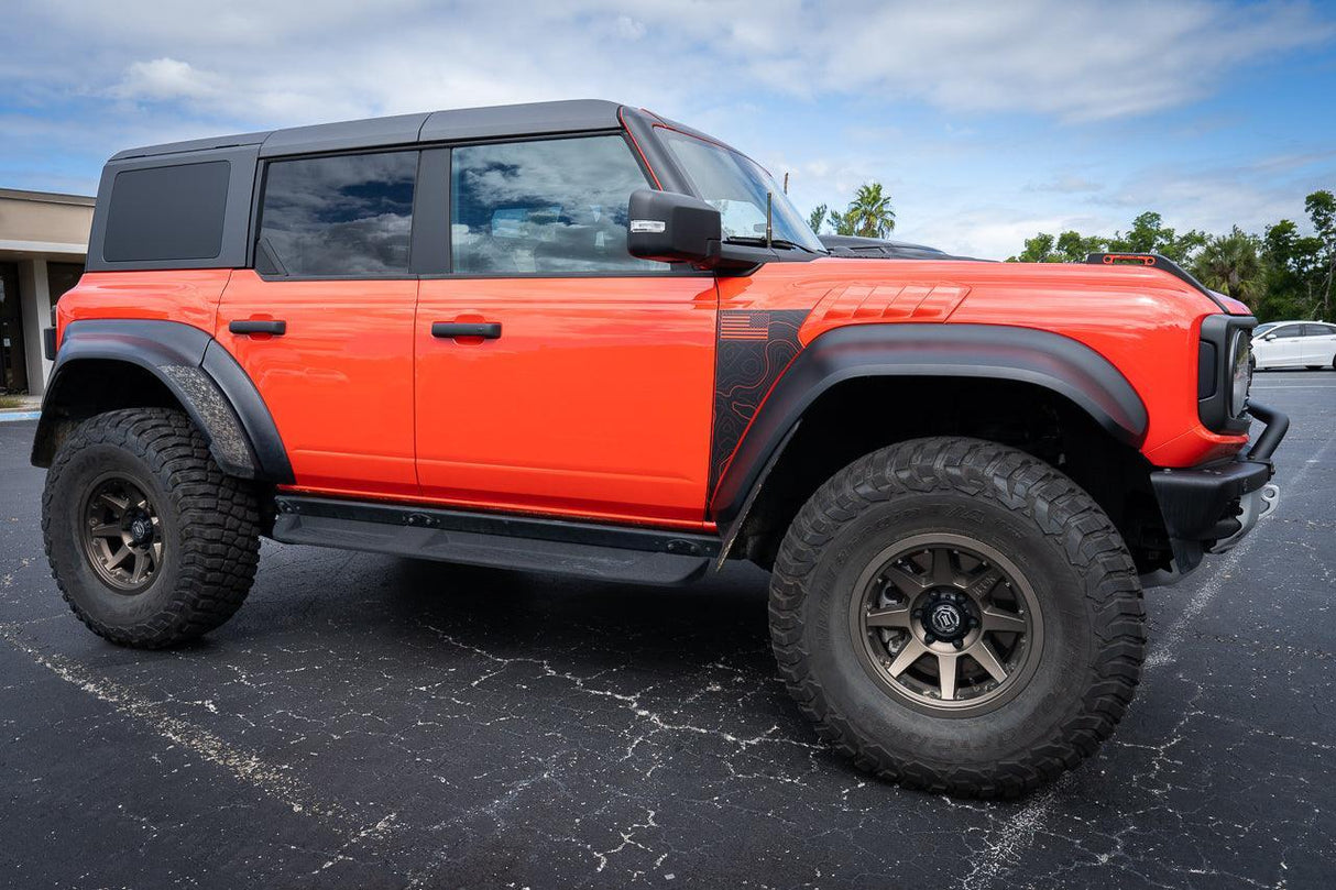 3D Carbon B Pillar Protection Kit - 2021+ Bronco 4 Door