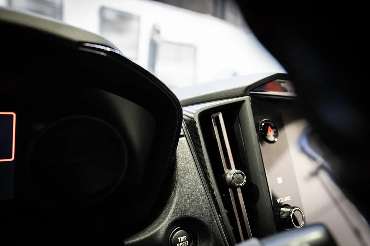 3D Carbon Center AC Vent Outer Trim Overlays - 2022+ WRX