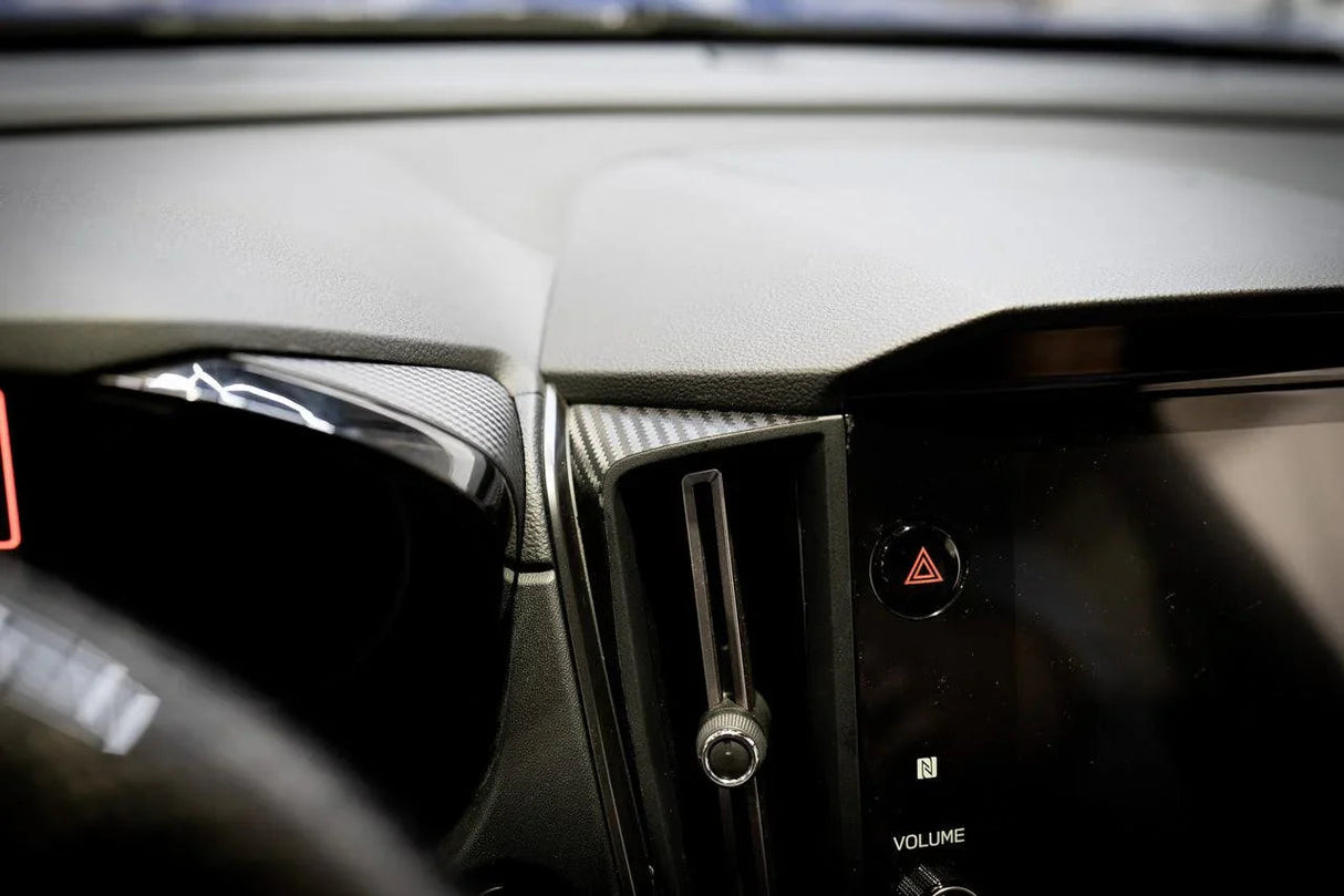 3D Carbon Center AC Vent Outer Trim Overlays - 2022+ WRX