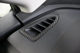 3D Carbon Defroster Vent Trim Overlays - 2022+ WRX