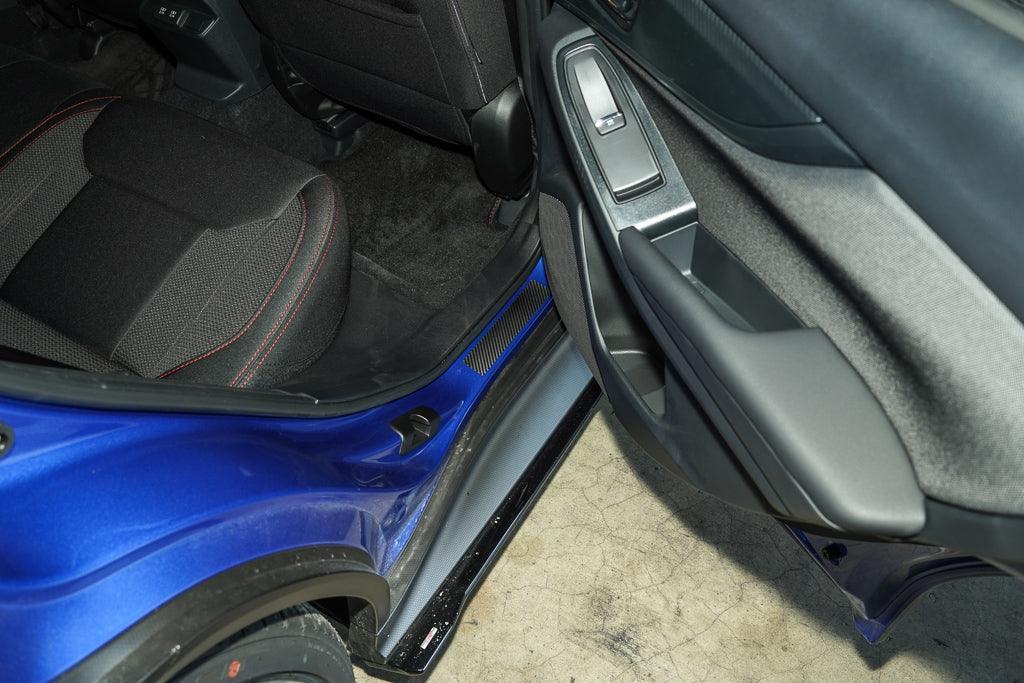 3D Carbon Door Sill Accent Overlay (VA/VB) fits 2015+ WRX / STI