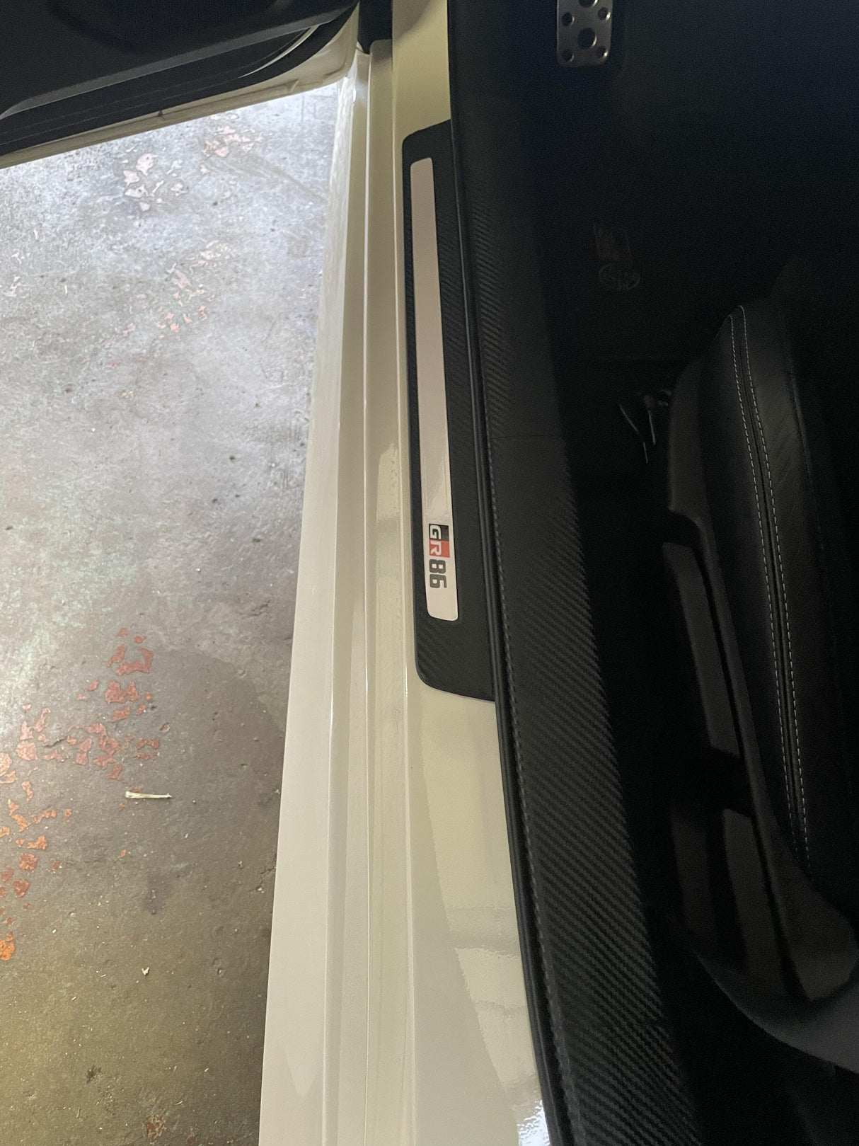 3D Carbon Door Sill Overlay Part 1 (Lower) - 2022+ BRZ / GR86