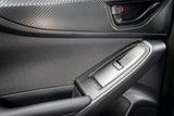 3D Carbon Door Switch Panel Overlays (Front / Rear) - 2022+ Subaru WRX